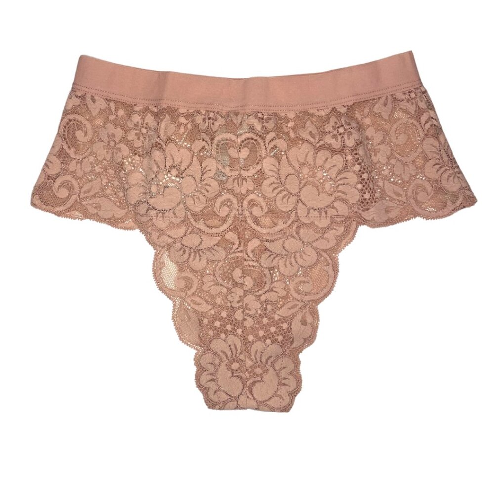 We Are HAH | Free People Spin Me Panty XS Copper Rose NWT
